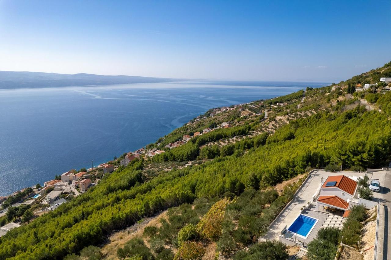 Villa Dream With Private Pool, 2 Bedrooms With En-Suite Bathrooms, Sea View Omis Exterior photo